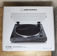 Audio-Technica AT-LP60X Turntable - Black - NEW