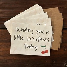 Blank Greeting Cards Custom Art Cards Tablescape Love Notes Set of 6