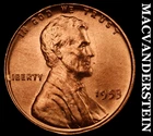 1953 Lincoln Wheat Cent - Choice Gem Brilliant Unc  No Reserve  #J9682