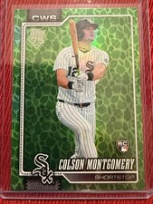 2026 Topps Series 1 Colson Montgomery Green Easter Holiday  Foil White Sox RC