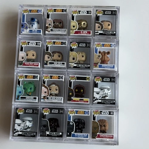 Funko Bitty Pop! Star Wars 16-Pack Darth Vader, Storm Trooper, Pilot, Hammerhead