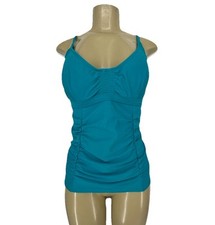 Athleta Size 36 B/C Women Underwired Smocked Tankini Swim Tank Top 1-3