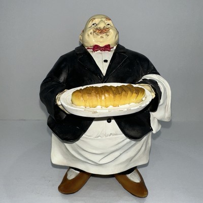 Italian Master Chef 8'' Resin Counter Figurine Statue Kitchen Collectable