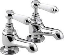 Bristan RS2 3/4 C Renaissance Bath Taps Bathroom, Chrome
