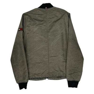Tommy Hilfiger Bomber Jacket - Small Gray Polyester
