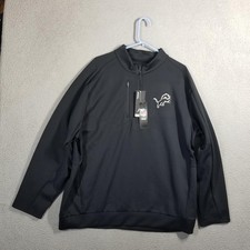 Detroit Lions Sweatshirt Mens 3XL Black NFL F...