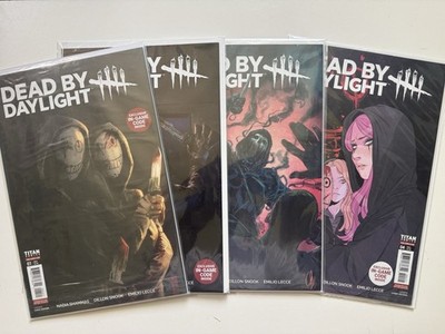 Dead By Daylight set #1, 2, 3 and 4 / Game Codes are Intact / Titan Comics 2023