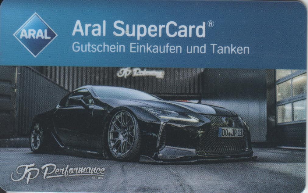 Aral SuperCard C GE002721 JP Performance Black Sports Car