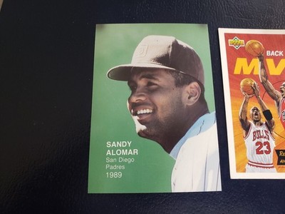 Sandy Alomar San Diego Padres 1989 Rookies Superstars 1 FULL SIZE ODD