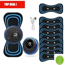 Mini Portable EMS Neck Massager Electric Neck Stretcher Cervical Pain Relief