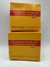 Lot Of 2 VTG Kodachrome 40 8mm Super 8 Color Movie Film KMA 594 Type A Sealed