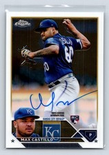 2023 Topps Chrome Update Max Castillo Autographs