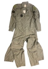 Military Coveralls Flyers Men 38S Green Summer Fire Resistant CWU- 27P Flight US