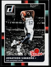 Jonathon Simmons 2015-16 Donruss #28 The Rookies San Antonio Spurs