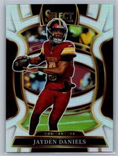 2025 Panini Select - Concourse Jayden Daniels #88 Silver Prizm for
