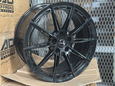 New 18x8.5 ET40 AD WHEEL VR-F484 (4 Wheel) 5x114.3 fit Honda Toyota Mazda Black