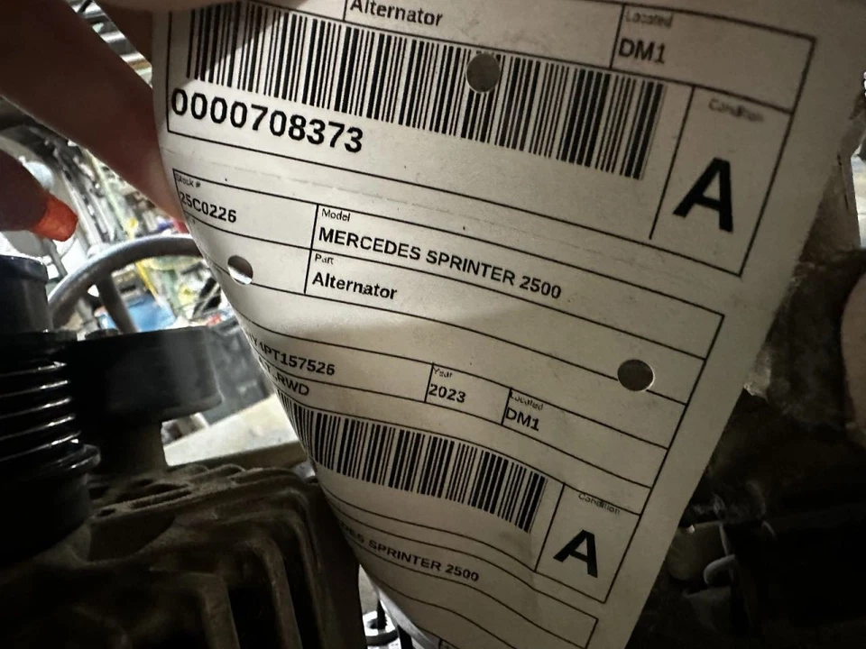 SPRINTV25 2023 Alternator 2052451 - Image 3 of 4