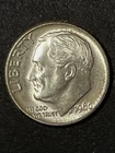 1960D Roosevelt Dime US Silver Ten Cent Coin Free Shipping