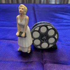 Marilyn Monroe 2012 White Dress and Film Reel Magnetic Salt & Pepper Shaker