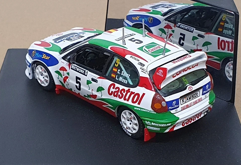 Vitesse 1/43 Scale V98207 - Toyota Corolla WRC #5 GB Rally 1998 Sainz/Moya - Image 2 of 4