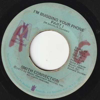 SMITH CONNECTION     I'M BUGGING YOUR PHONE    US  ISSUE PLAYS FINE