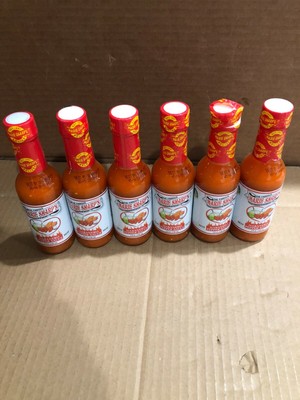 ( 6 PK) Marie Sharp's Hot Habanero Hot Sauce, 5 OZ EACH BOTTLE, EXP: 03/30/2025