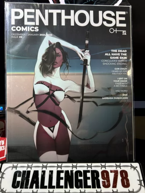 PENTHOUSE COMICS #6 Jeff Dekal SIGNED w/ COA