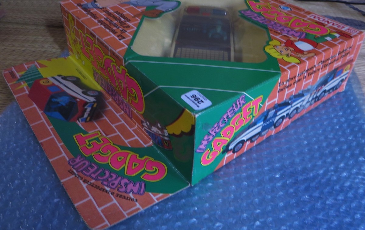 Jouet Ancien Mad Mobile - Inspecteur Gadget - Bandai Popy - Tôle - France