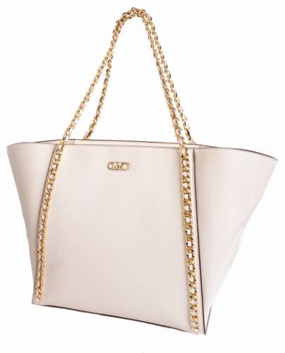 Michael Kors Tasche Handtasche Westley Large Top-Zip Chain Tote Lt Cream Leder - Bild 9 von 12