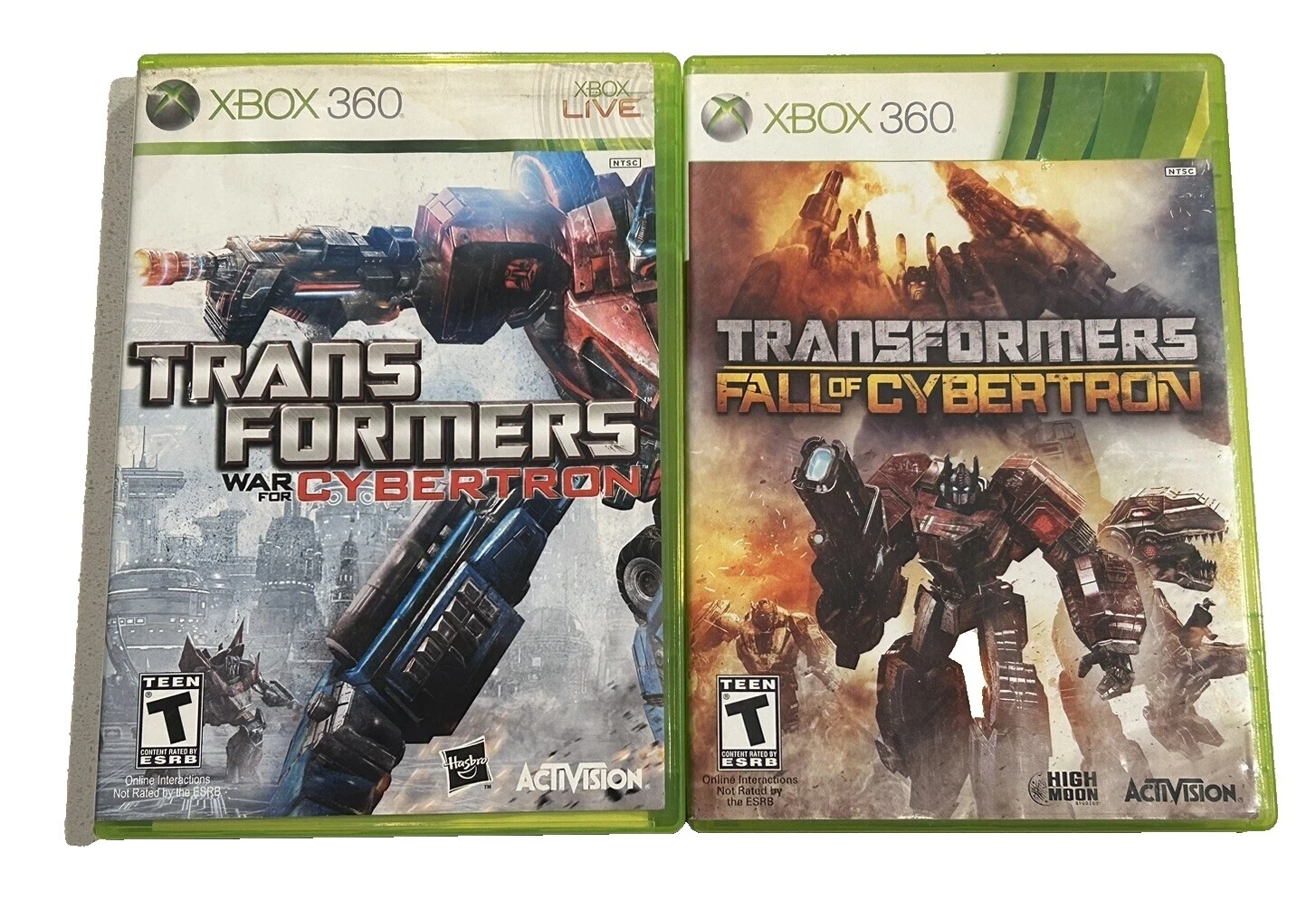 Transformers: War for Cybertron Microsoft Xbox 360 juegos de video