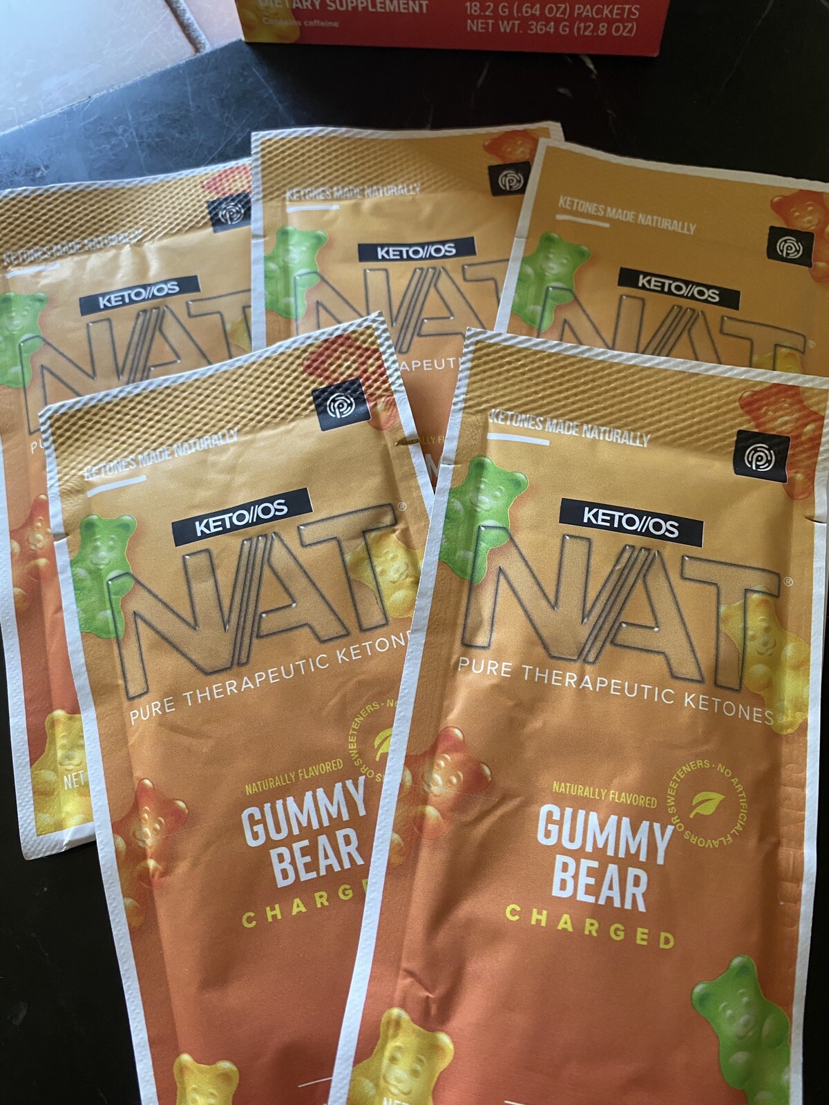 Pruvit OS NAT Ketones Gummy Bear Charged 5 Packs Fat Loss Support! eBay