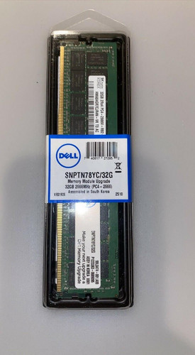 NEW Dell SNPTN78YC/32G A9781929 32GB DDR4 PC4-2666V ECC RDIMM Server RAM Memory - Picture 1 of 2