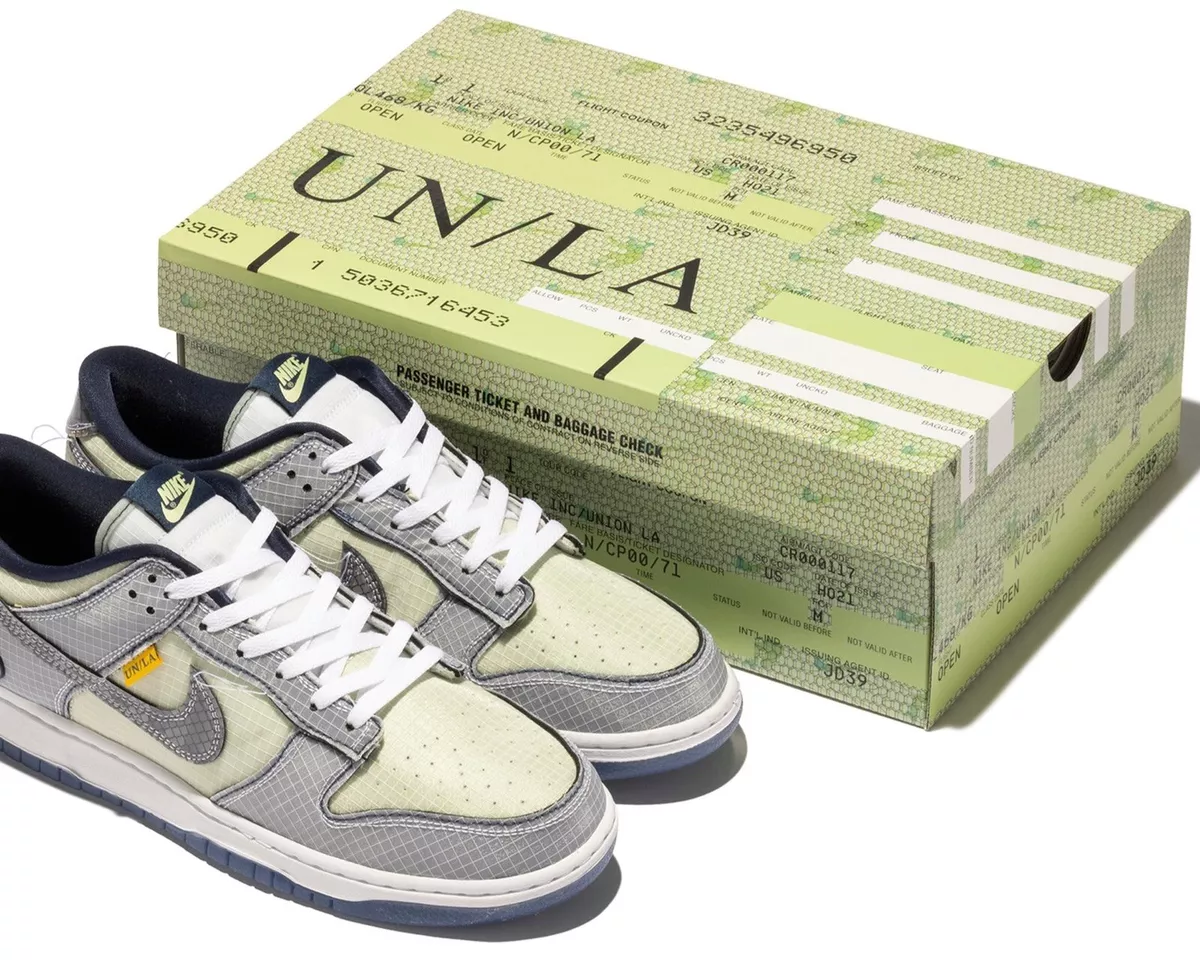 Authentic Nike Dunk Low x Union Passport Pack Pistachio DJ9649-401 Size 13 New