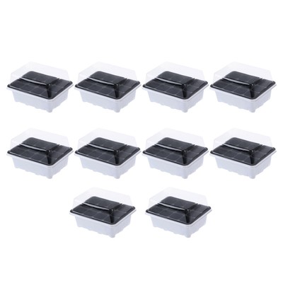 10 Pack Trays and Flats Gardening Plant Starting Small Baby