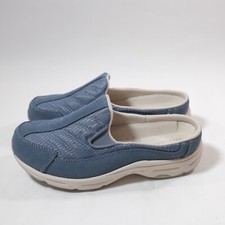 Easy Spirit Womens Traveltime Clog blue Size 6.5WW