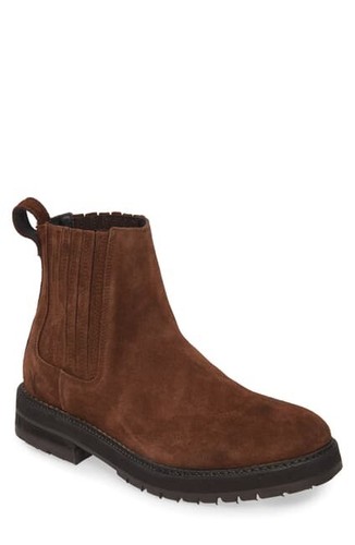 NWOB Allsaints Noble Suede Chelsea Boot 