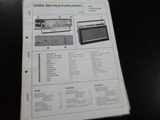 Original Service Manual Schaltplan SABA Transeuropa 2000 automatic