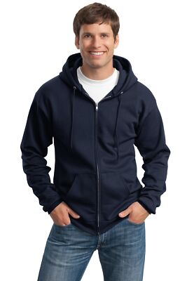 PC90ZHT Port & Company Tall Essential Fleece Full-Zip