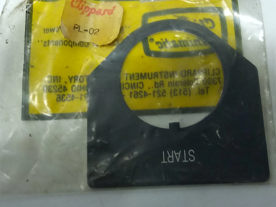 Clippard PS-02, PS-03, PL-02, PL-03, PL-37, PS-37 Lote de Placas Leyenda Foto 4 de 4