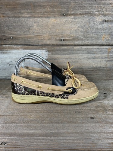 leopard print sperry shoes