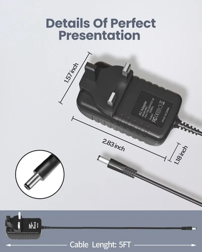 Alimentatore adattatore AC per amplificatore stereo a batteria Roland MOBILE BA - Foto 3 di 7