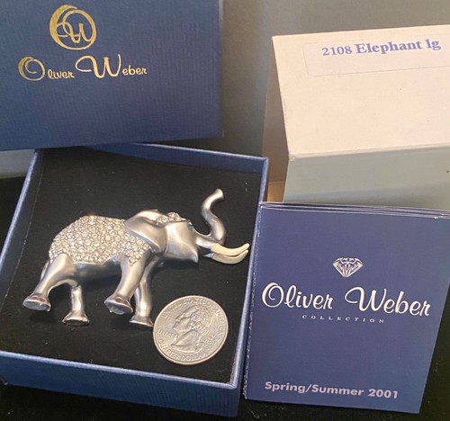 Swarovski Crystal Oliver Weber Special Edition Elephant MIB W/COA - Picture 2 of 9