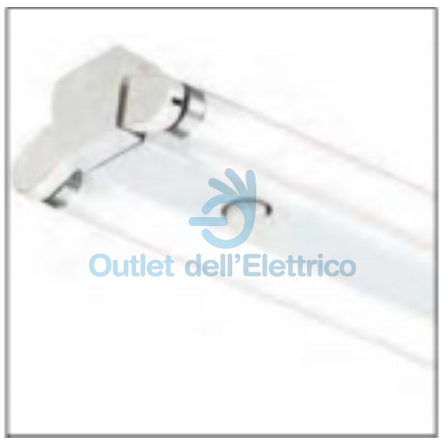 Plafoniera Sylvania T8 2x18W Con Alimentatore VVG – Barra Luminosa A Sospensione