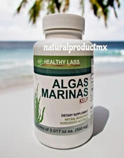 KELP / Algas Marinas Iodine / Yodo 90 Capsules by Helthy Labs Bionutritional