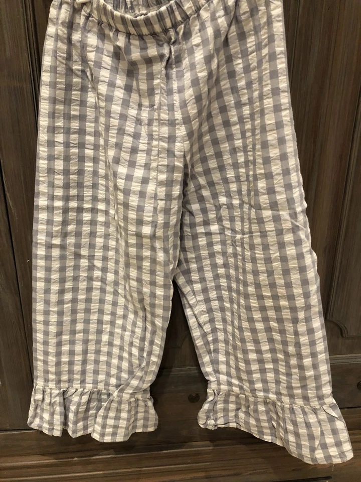 PATSY AIKEN CHEZ AMI Girls Capri Pants Top Sz 12 “S” Embroidered Preppy - Image 4 of 4