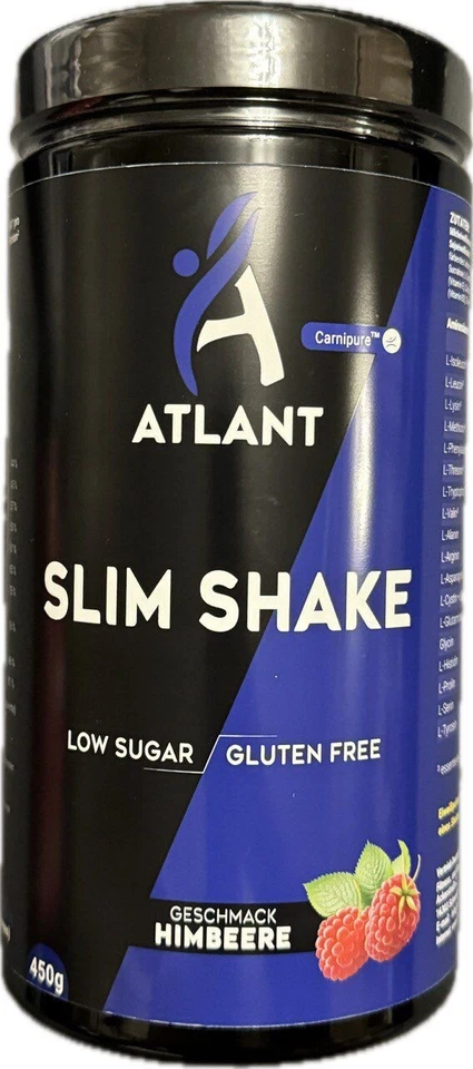 Slim Shake Diät Mahlzeitenersatz Abnehmen Eiweiß Pulver Atlant Vital 450g NEU - Bild 1 von 1