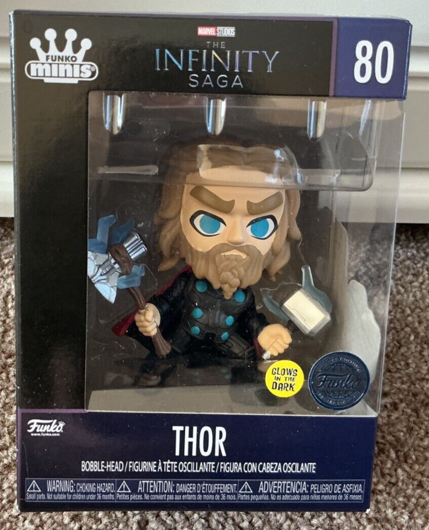 Funko Minis Thor 80 Marvel Infinity Saga glow in the dark new