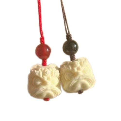Vintage Chinese Style Lion Charm Pendant Chain Phone Strap Pocket Keychain Strap - 第 1/9 張圖片