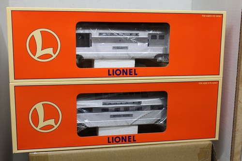 PAQUETE DE 2 VAGONES DE PASAJEROS LIONEL #15319 SANTA FE SURFLINER | Zustand: New
