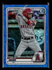 2020 Bowman #BCP-15 Jordyn Adams Chrome Prospects Blue Shimmer Refractor /150
